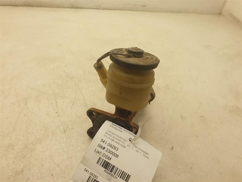 1989 TOYOTA 4RUNNER 3.0L 4WD BRAKE MASTER CYLINDER ASSEMBLY