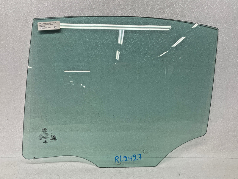 ⭐2017-2020 ALFA ROMEO GIULIA REAR LEFT DRIVER SIDE DOOR WINDOW GLASS OEM LOT2427