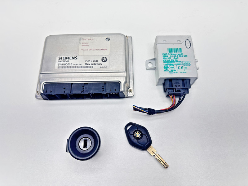 00–07 BMW E39 Z3 Engine ECU DME Engine Computer Immobilizer Key Ignition SET OEM