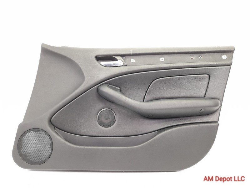 2002 BMW 330xi 330i 325i 325xi E46 Sedan Front Left Passenger Door Panel Black