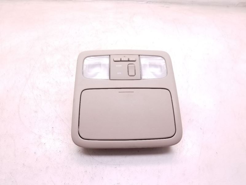 04-07 TOYOTA HIGHLANDER BEIGE FRONT OVERHEAD ROOF CONSOLE ASSEMBLY