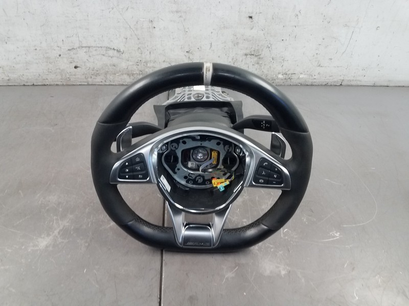 2016 Mercedes AMG C 63 S Steering Wheel / Column / Paddles #6708 S4