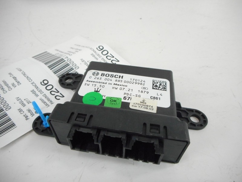 17-20 Maserati Levante Parking Distance Control Module OEM 670100874 Ghibli