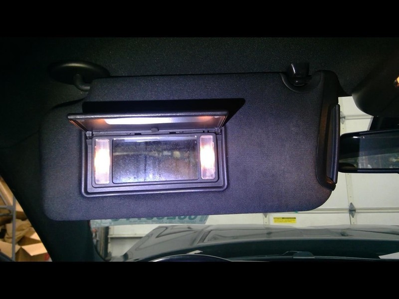 Driver Sun Visor Illuminated With Sunroof Fits 15-20 CHARGER 1690403