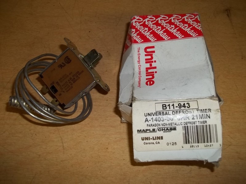 NEW Chi-Line Defrost Timer B11-943 A-1403-00 NOS *FREE SHIPPING*