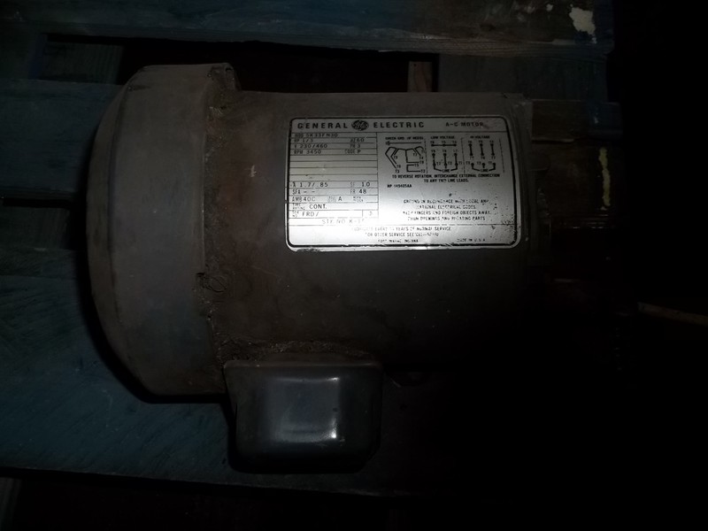 GE 5K33FN30 AC Motor 3450 RPM *FREE SHIPPING*