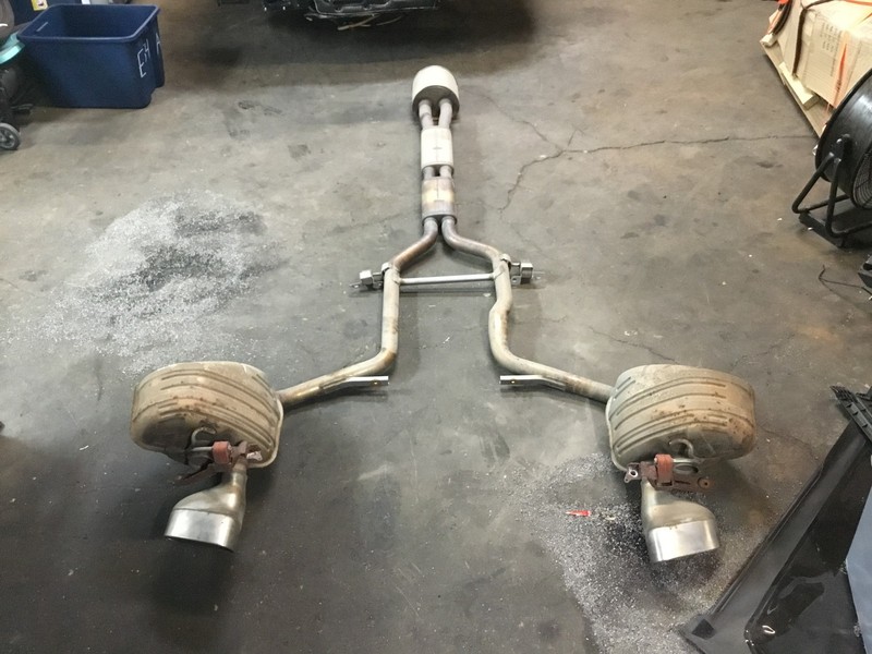 Porsche Panamera 3.6L Exhaust Pipe System Muffler 10-16 |#2