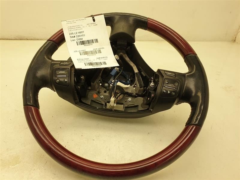 2007 LEXUS GS450H WOODGRAIN HANDLE STEERING WHEEL