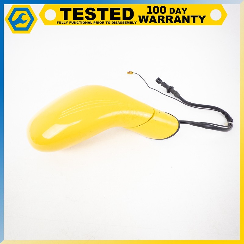 05-13 CHEVROLET CORVETTE C6 FRONT RIGHT POWER FOLD DOOR MIRROR YELLOW OEM