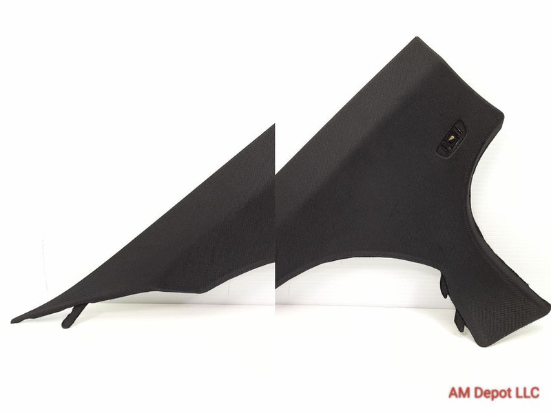 2011 BMW 535i 528i 550i F10 Rear Left C Pillar Column Trim Cover Black 8038173