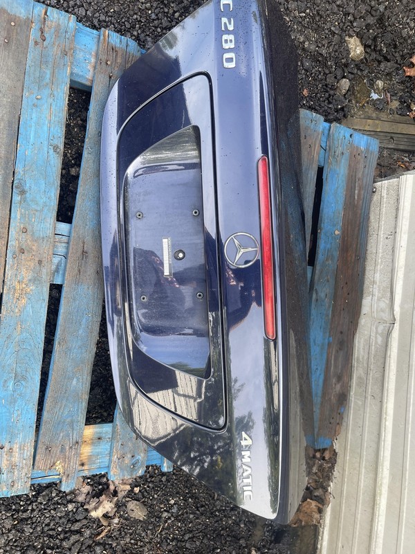 01-07 C280 Mercedes Benz W203 Decklid Trunk Blue (C359) Oem Tested
