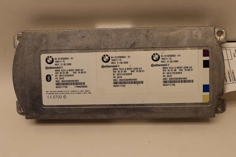2009-2016 BMW Z4 E89 COMMUNICATION BLUETOOTH TELEMATICS CONTROL MODULE UNIT OEM