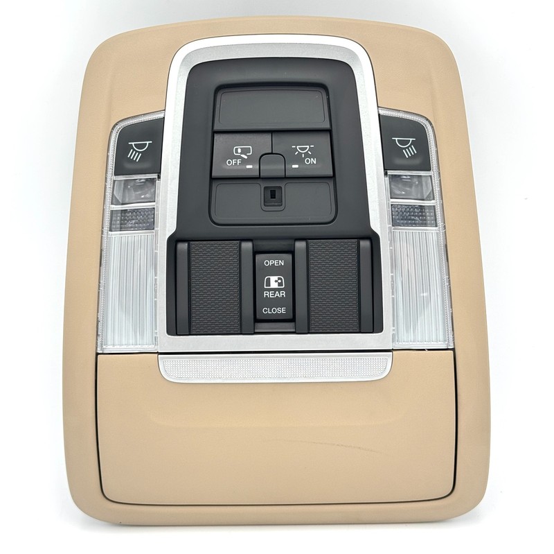 ✅ 2019-2026 RAM 1500-3500 5th Gen BEIGE CENTER OVERHEAD CONSOLE HEADLINER OEM