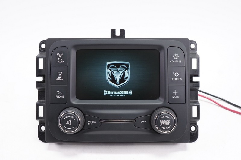 DODGE RAM Radio Multimedia Audio AM-FM Control Panel w/ Code OEM 2013 - 2016