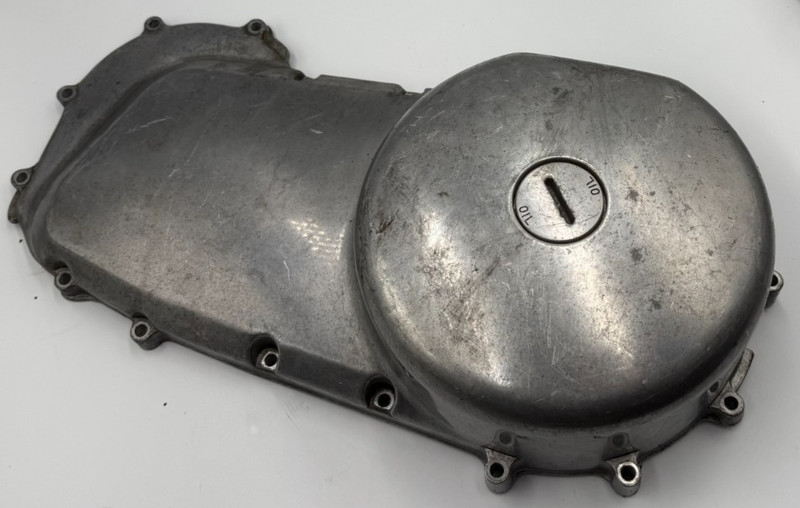 1987 Kawasaki Vulcan VN1500 VN 1500 Chrome Engine Clutch Cover Panel Case 87 G1