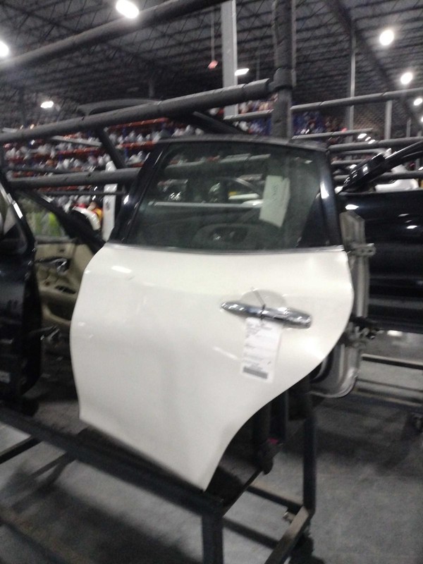 2015 INFINITI Q70 Left Rear Door White 553562 121K Miles Used OEM Part
