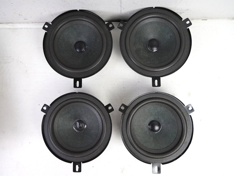 14-17 Maserati Ghibli Front & Rear Side Door Sound Audio Speaker Set OEM 52k