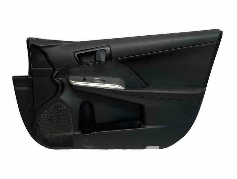 12 14 TOYOTA CAMRY FRONT RIGHT SIDE DOOR TRIM PANEL BLACK ASSY OEM 6761006B5025