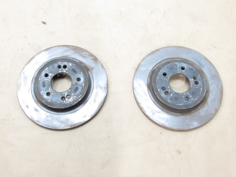 Kia Telluride 2021 Rear Right Left Brake Rotor Disc Set 2 PCS 19-23 ;#3