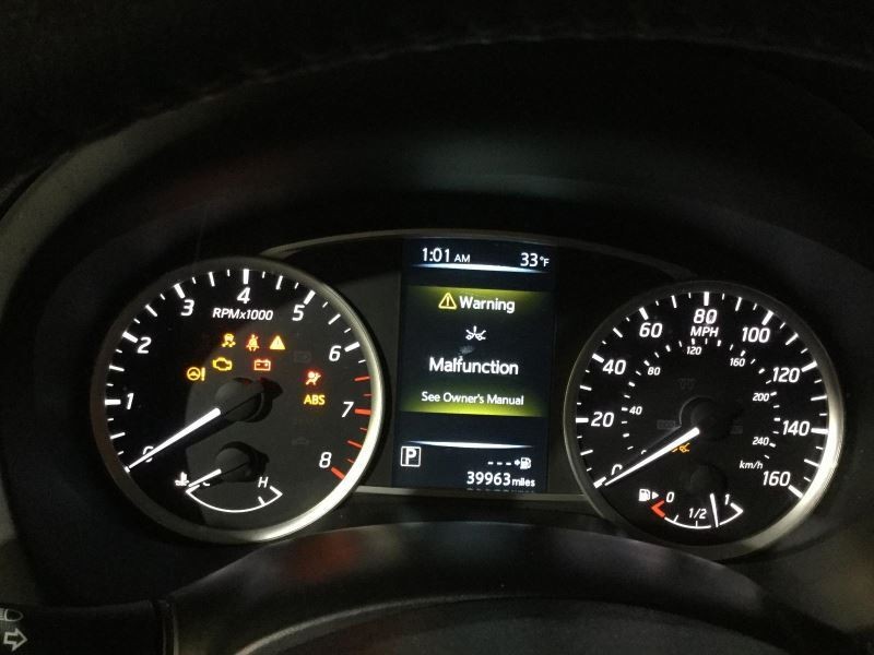 2017-2019 NISSAN SENTRA S SPEEDOMETER MPH/KPH 1.8L AT FWD 39K 28236