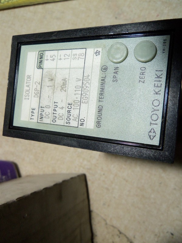 Toyo Keiki DGP-2 Black Isolator Ground Terminal EG909504 *FREE SHIPPING*