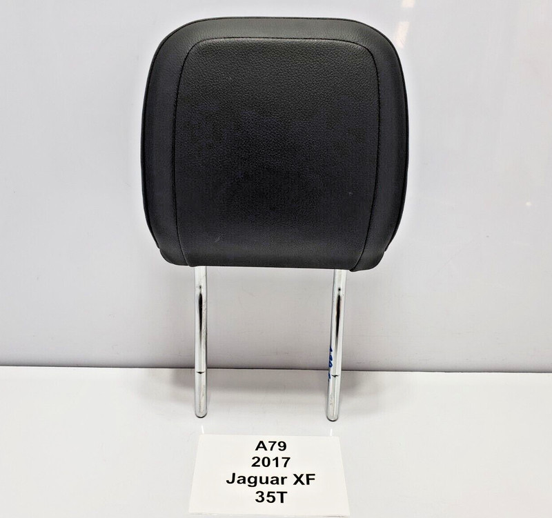 ✅ 16-20 OEM Jaguar XF Front Left Driver Side Headrest Leather Black