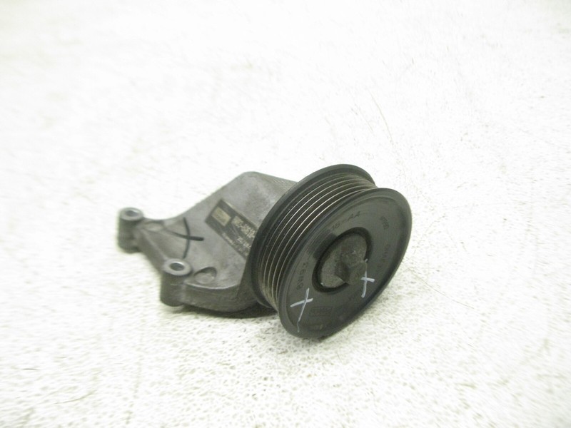 10-19 JAGUAR XF XFR XFR-S XJ F-PACE A/C DRIVE BELT IDLER PULLEY BRACKET OEM 0201