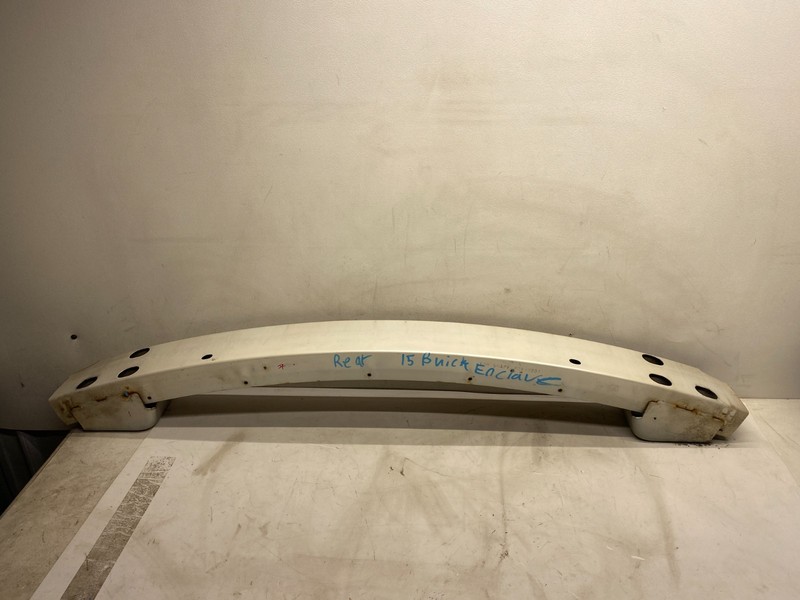 2013-2017 BUICK ENCLAVE REAR BUMPER CRASH REINFORCEMENT IMPACT BAR WHITE OEM