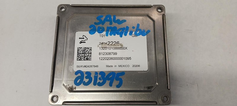 2020 BUICK ENCORE GX Transmission control module CVT 24287848 OEM 20 21