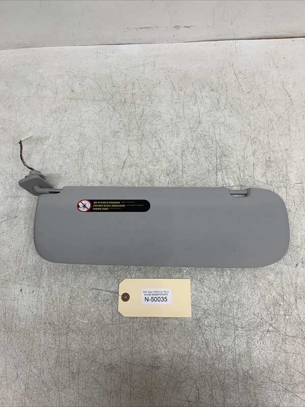 Tesla Model 3 Right Passenger Sun Visor 1490406-01-B 50035 B104