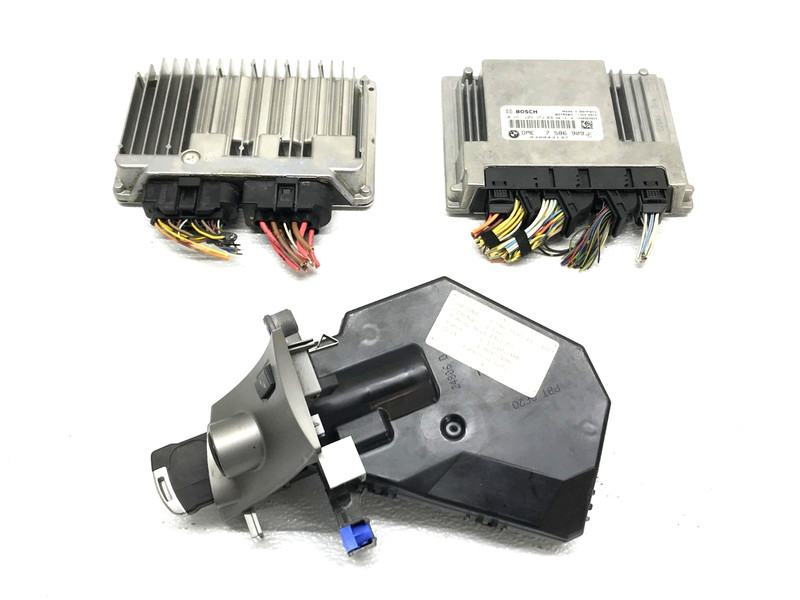 2006-2008 BMW 750i E65 E66 ECU DME ENGINE COMPUTER MODULE w/ KEY IGNITION SET