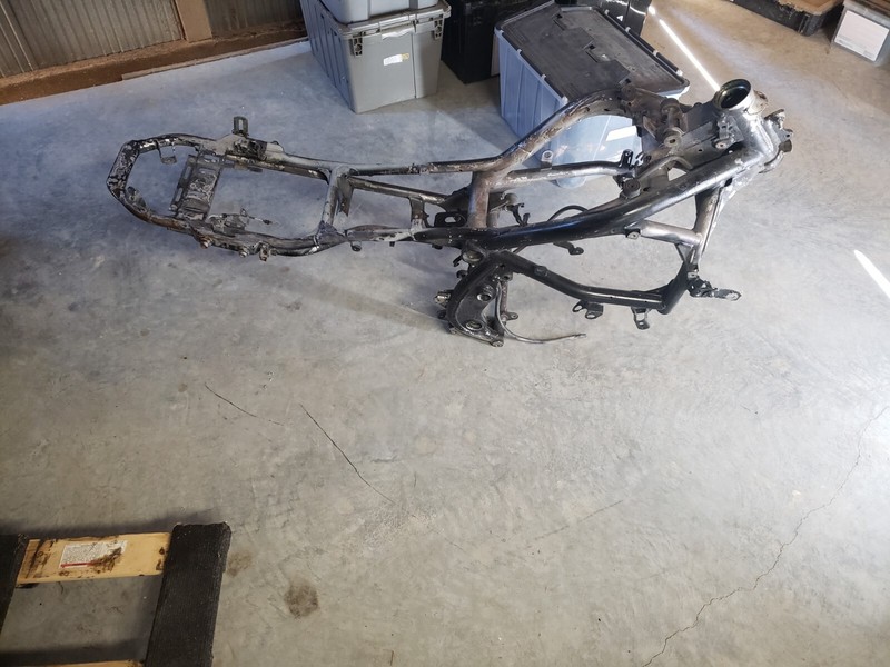 2009 KAWASAKI NINJA EX650 FRAME CHASSIS