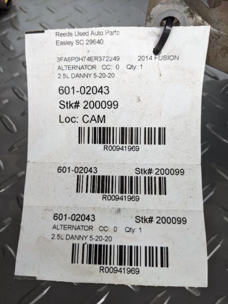 Alternator VIN 9 8th Digit Turbo 150 Amp Fits 13-20 FUSION 941969