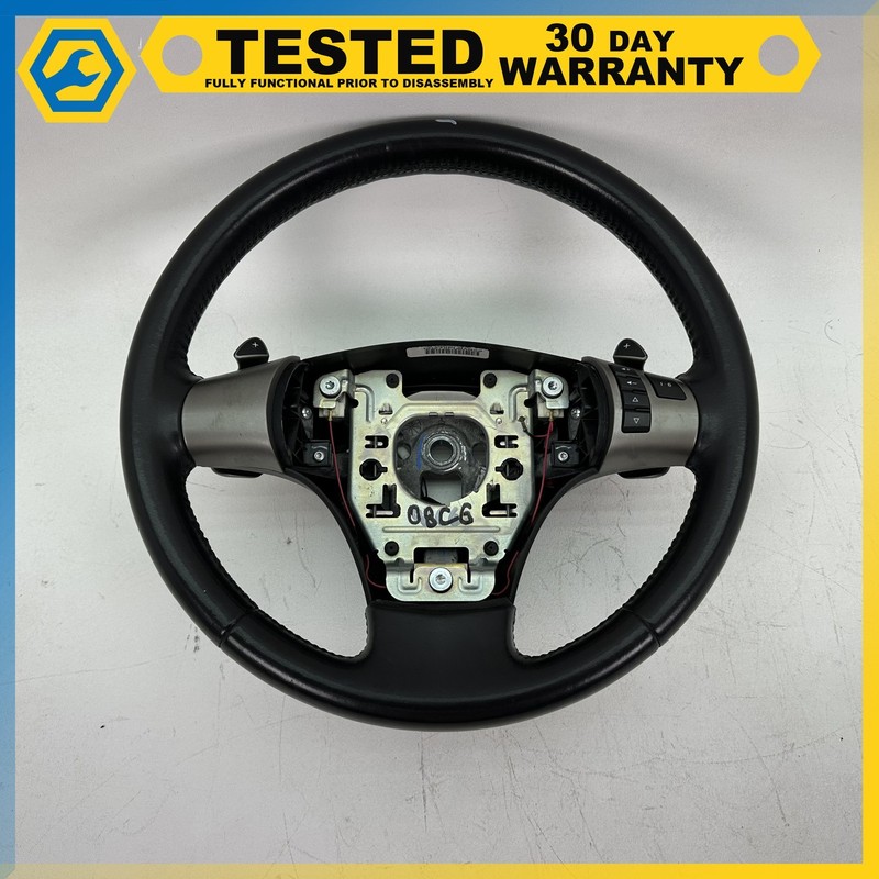 07-08 Corvette C6 STEERING WHEEL W/ SHIFT PADDLES AND RADIO CONTROL SWITCHES OEM