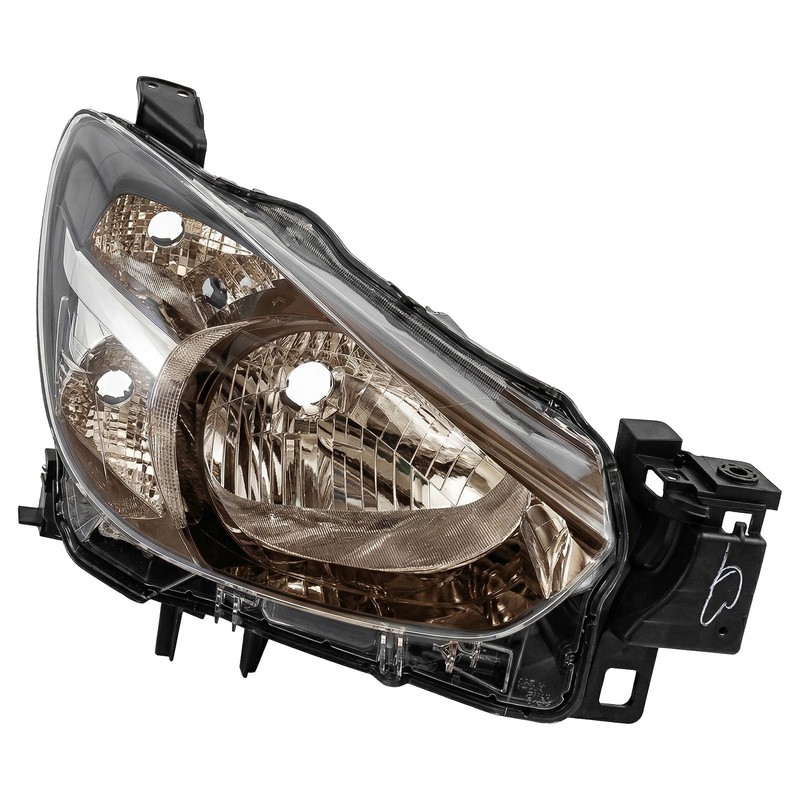15-17 Mazda 2 Right Headlight H4 Levelling Headlamp DB5J510K0A Non-US Market OEM