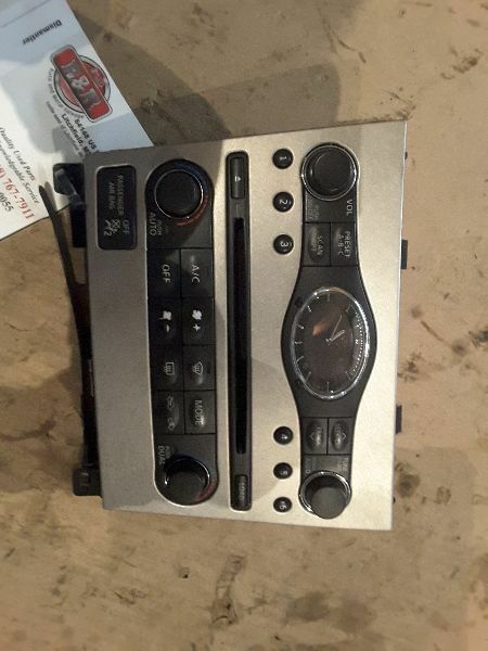 Temperature Control With Dual Zone Control Fits 08-09 INFINITI EX35 169096