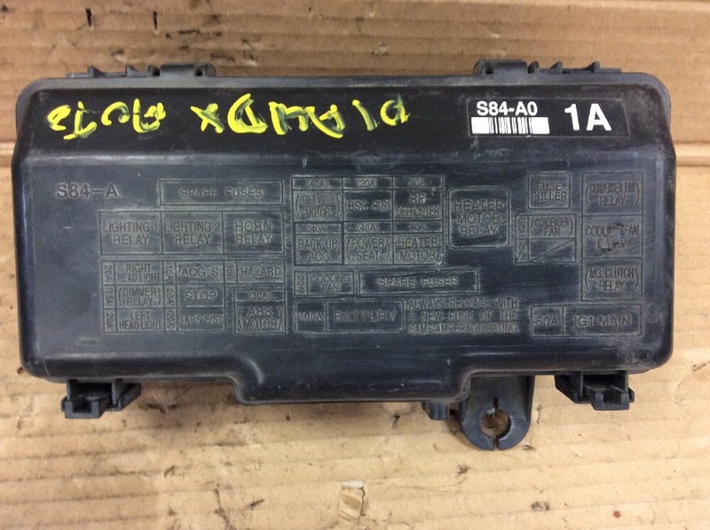 98 99 00 01 02 Accord Sedan DX 4cyl Main Fuse Relay Box Assembly “A0” Used OEM