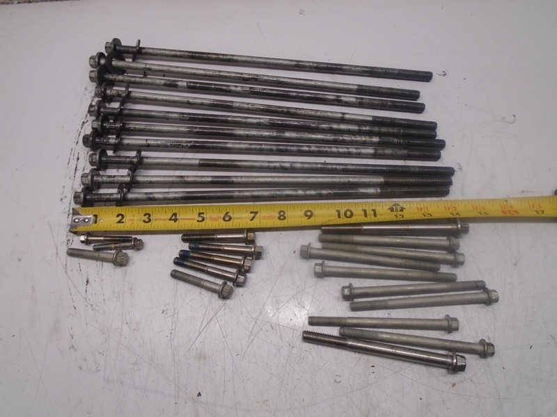 BB3 896923 8M4501000 Mercury 2005-2014 M10 x 342 Head Bolts 75 80 90 100 HP OEM