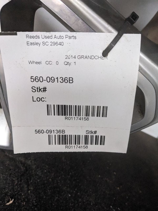 Wheel 18x8 Aluminum Fits 14-16 GRAND CHEROKEE 1174158
