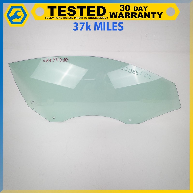 05-16 ASTON MARTIN DB9 DBS VOLANTE FRONT RIGHT SIDE DOOR WINDOW GLASS OEM