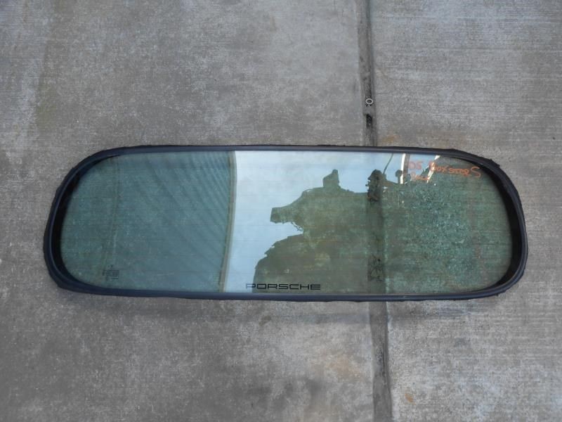 2005 PORSCHE BOXSTER S CONVERTIBLE TOP GLASS WINDOW