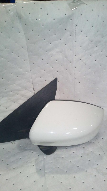 2015 Nissan Sentra Left Door Mirror Assembly White 333146 45000 Miles Used