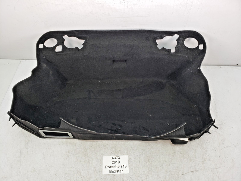 ✅ 17-24 OEM Porsche 718 Boxster 982 Rear Trunk Luggage Carpet Trim Black *