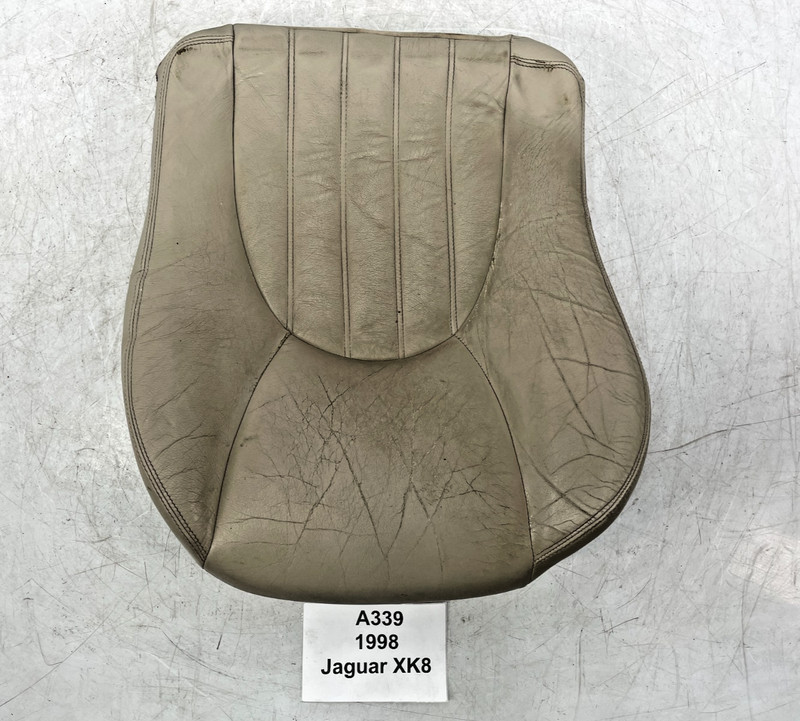✅ 98-00 OEM Jaguar XK8 XKR Front Left Driver Seat Lower Cushion Leather Oatmeal*