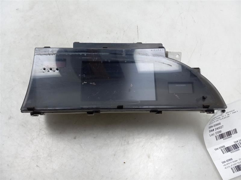 08-10 TOYOTA AVALON RADIO / MULTIMEDIA INFOTAINMENT DISPLAY SCREEN