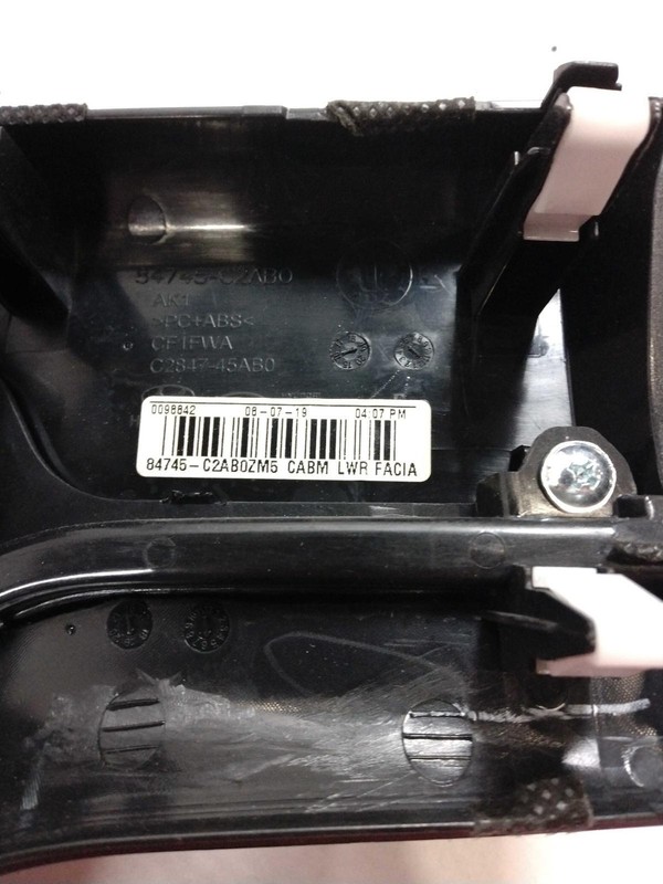 2019 Hyundai Sonata A/C Selector Switch OEM 97250C2BD0 76000 Miles White