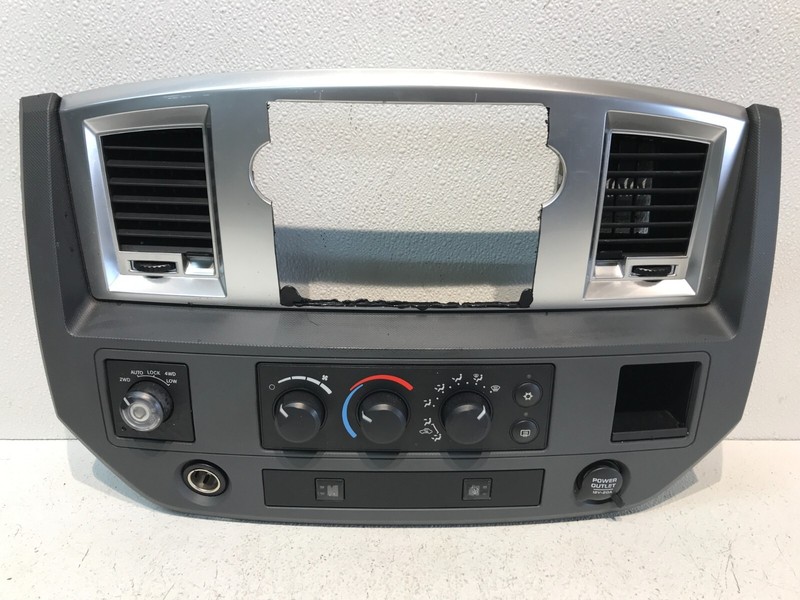 2006-2010 Dodge Ram 1500 Center Dash Radio Surround Trim Bezel Gray 5KR60TRMAA