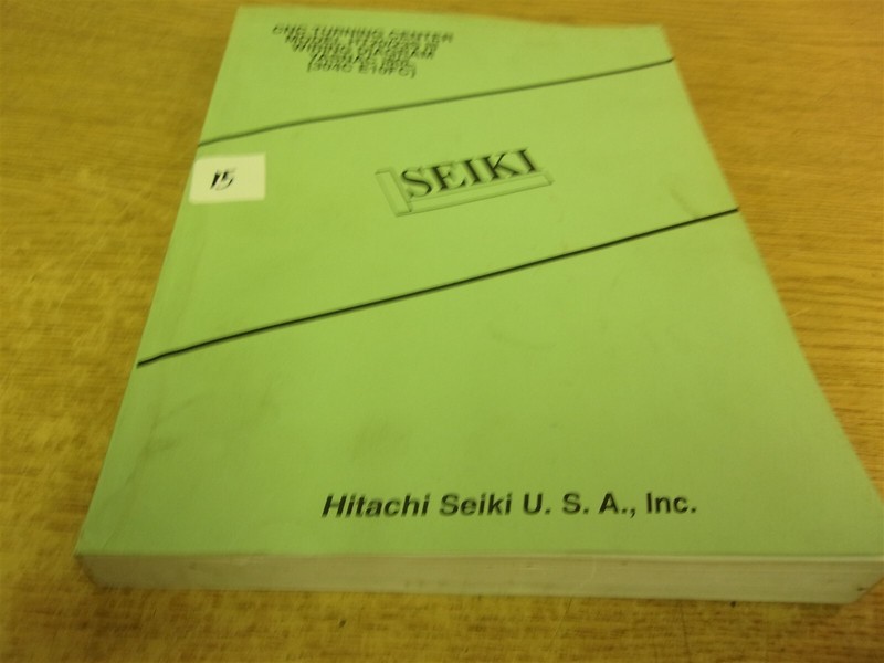 Hitachi Seiki CNC Turning Center Wiring Diagram HT20/23S 111 "15"