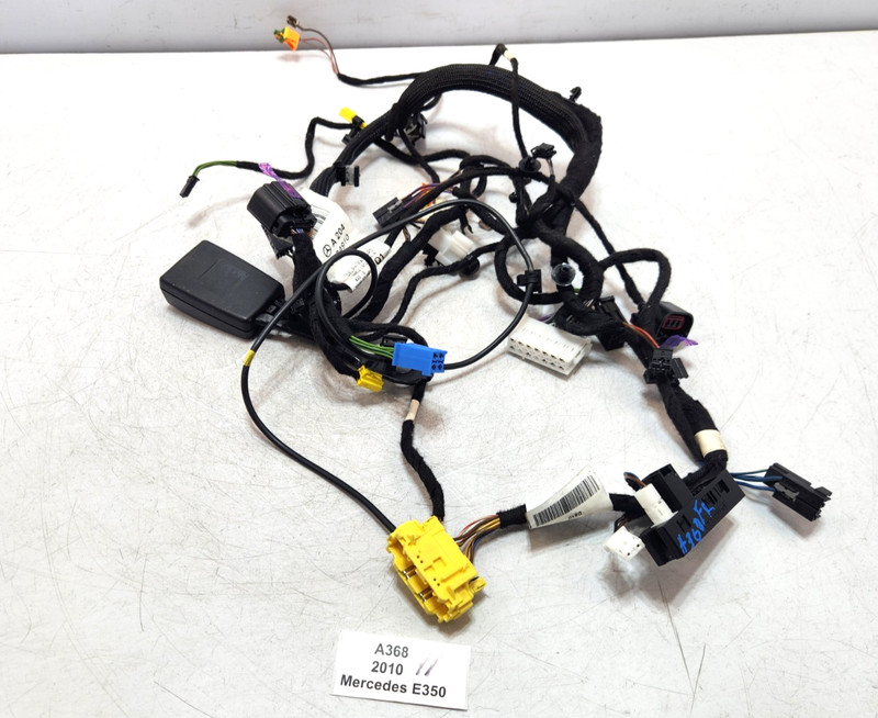 ✅10-13 OEM Mercedes W212 E350 E550 Front Right Seat Wire Cable Harness W/ Buckle