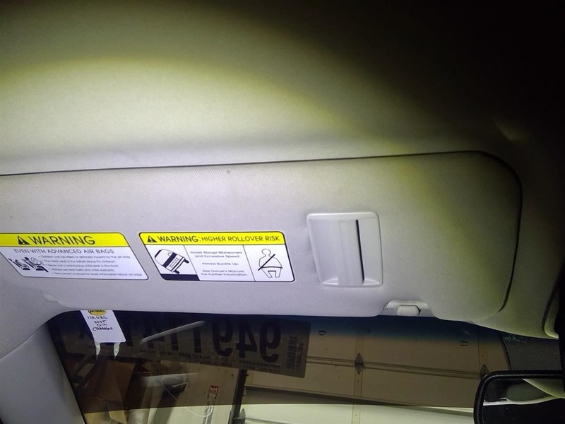 Driver Left Sun Visor Without Sunroof Fits 16-20 SORENTO 1729981